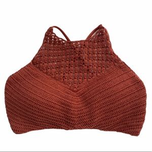 Crochet Bikini Top • Sz L